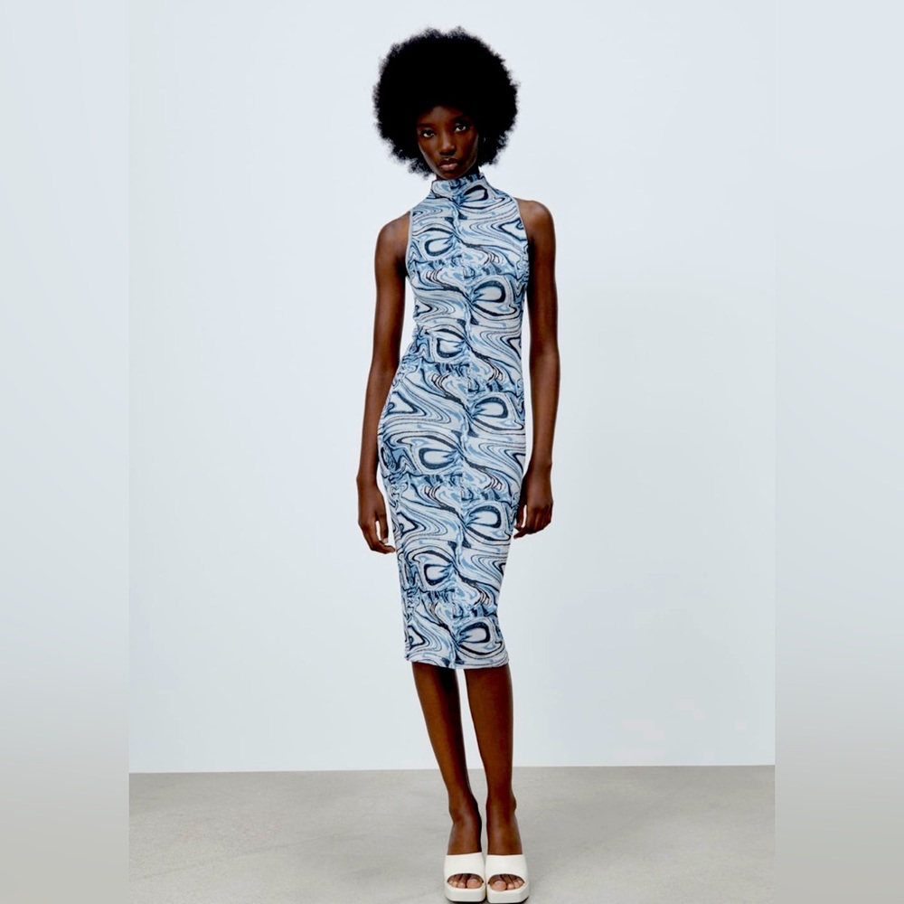 Zara Jacquard dress